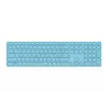 Belaidė klaviatūra Rapoo E9800M RF Wireless Bluetooth QWERTZ vokiška mėlyna
