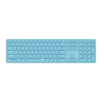 Belaidė klaviatūra Rapoo E9800M RF Wireless Bluetooth QWERTZ vokiška mėlyna