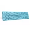 Belaidė klaviatūra Rapoo E9800M RF Wireless Bluetooth QWERTZ vokiška mėlyna