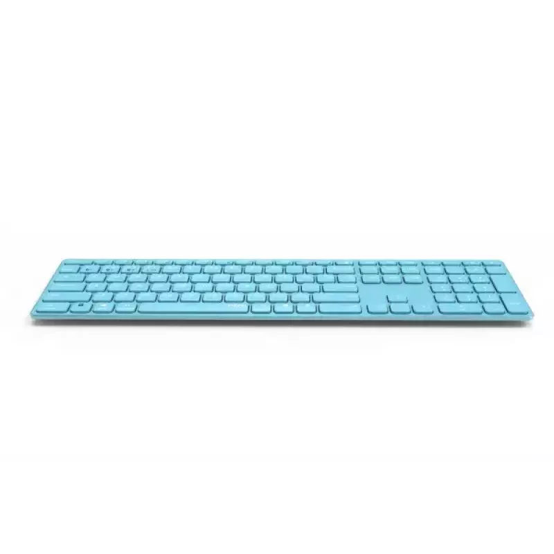 Belaidė klaviatūra Rapoo E9800M RF Wireless Bluetooth QWERTZ vokiška mėlyna