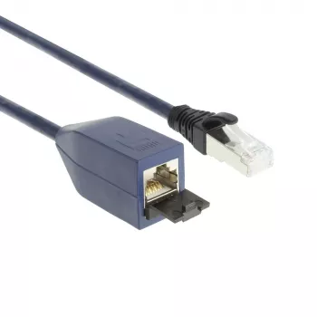 ACT Blue 10 m LSZH S/FTP CAT6A MPTL ilginimo laidas, snagless, RJ45