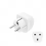 Hama 00223459 kištukinis adapteris tipas E/F hibridinis į tipą G (JK) Baltas