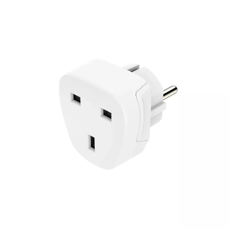 Hama 00223459 kištukinis adapteris tipas E/F hibridinis į tipą G (JK) Baltas