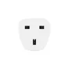 Hama 00223459 kištukinis adapteris tipas E/F hibridinis į tipą G (JK) Baltas