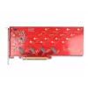 DeLOCK PCI Express x16 kortelė 4 x vidiniams NVMe M.2 Key M 110 mm bifurkacija