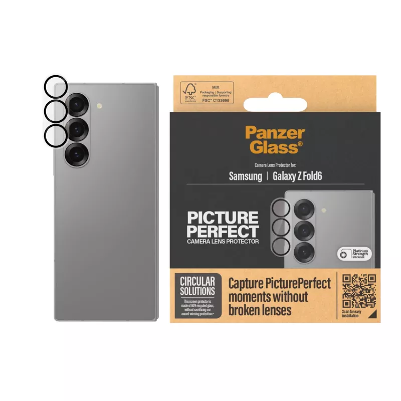 PanzerGlass ® PicturePerfect kameros objektyvo apsauga, skirta Samsung Galaxy Z Fold6