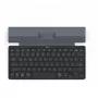 Hama Travel 600 QWERTZ vokiškas belaidis Bluetooth mini klaviatūra juoda, tamsiai pilka