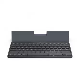 Hama Travel 600 QWERTZ vokiškas belaidis Bluetooth mini klaviatūra juoda, tamsiai pilka
