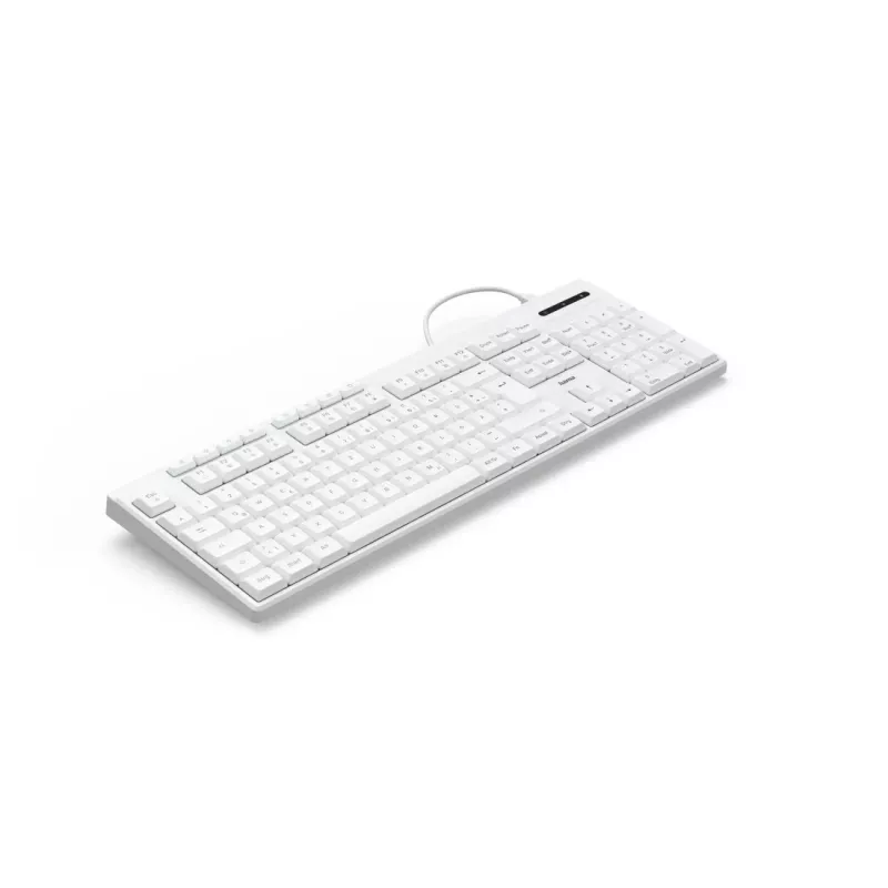 Hama CK-200 klaviatūra Namai/Biuras USB QWERTZ Vokiška balta