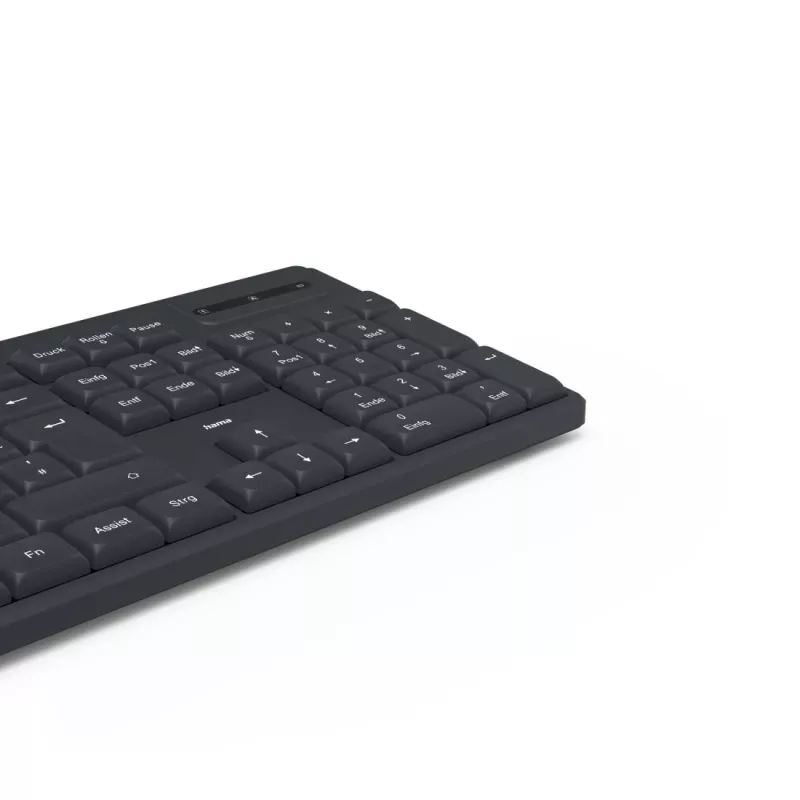 Belaidė klaviatūra Hama WK-200 Home/Office RF Wireless QWERTZ vokiška juoda