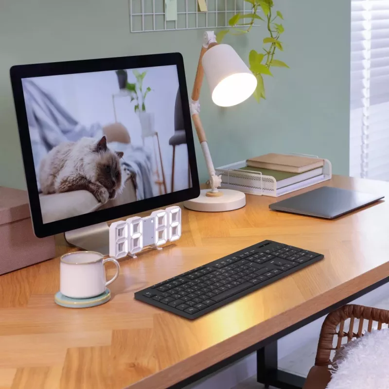 Belaidė klaviatūra Hama WK-200 Home/Office RF Wireless QWERTZ vokiška juoda