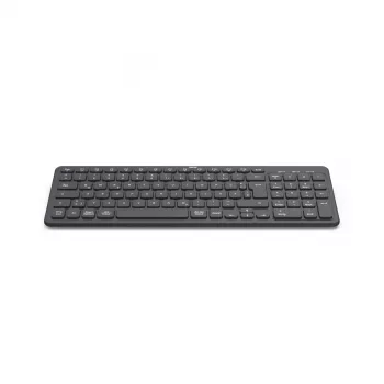 Hama WK-300 belaidė klaviatūra RF + Bluetooth QWERTZ vokiška juoda