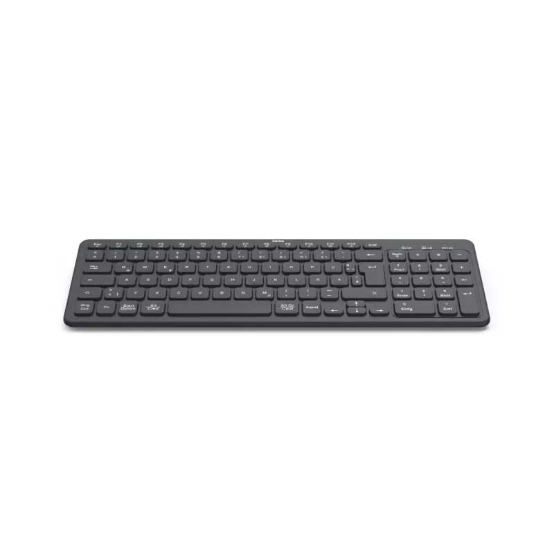 Hama WK-300 belaidė klaviatūra RF + Bluetooth QWERTZ vokiška juoda