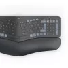 Hama WK-900 Ergo belaidė ergonominė klaviatūra RF Wireless + Bluetooth QWERTZ vokiškas išdėstymas Juoda, Mėlyna, Tamsiai Pilka