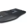 Hama WK-900 Ergo belaidė ergonominė klaviatūra RF Wireless + Bluetooth QWERTZ vokiškas išdėstymas Juoda, Mėlyna, Tamsiai Pilka