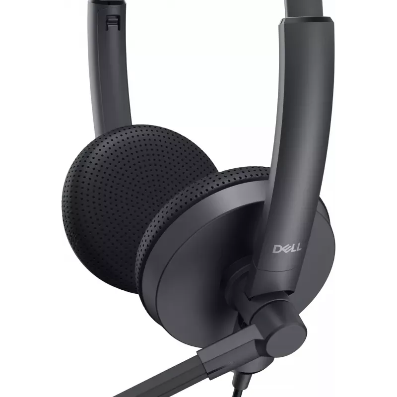 DELL WH1022 Ausinės laidinės, lankeliu, skambučiams ir muzikai, USB Type-A, juodos