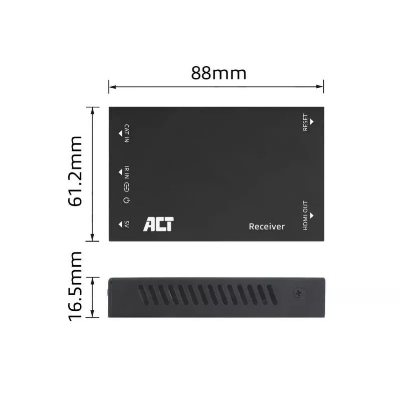 Imtuvas ACT AC7853 HDMI per CATx – imtuvas HDMI signalui per Ethernet iki 150 m