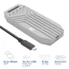 ACT USB 40Gbps M.2 2280 NVMe / PCIe SSD korpusas, be įrankių