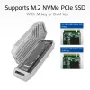 ACT USB 40Gbps M.2 2280 NVMe / PCIe SSD korpusas, be įrankių
