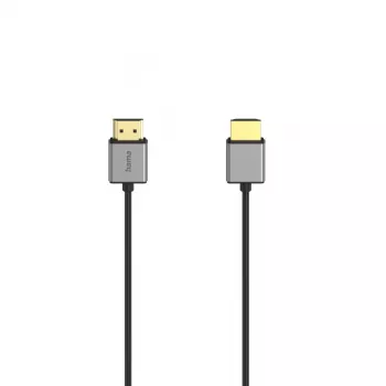 HDMI kabelis Hama 00205449 1,5 m juodas, pilkas