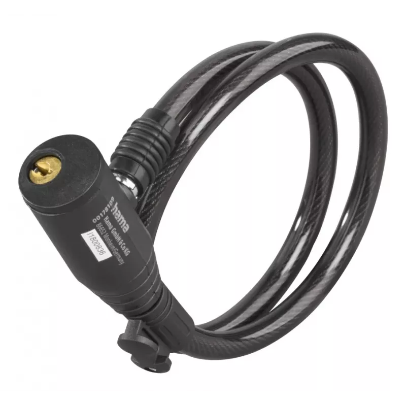 Hama 00178137 dviračio spyna juoda 650 mm kabelinė spyna