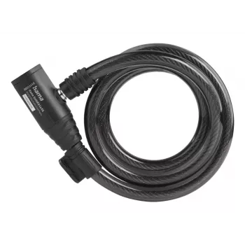 Hama 00178136 dviračio spyna Juoda 1200 mm Kabelinė spyna