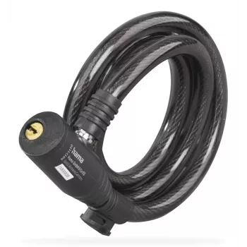 Hama 00178136 dviračio spyna Juoda 1200 mm Kabelinė spyna