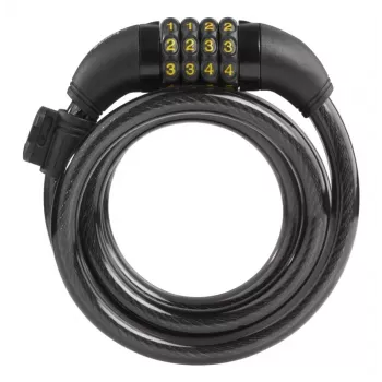 Hama 00178135 dviračio spynelė juoda 1200 mm kabelinė spyna