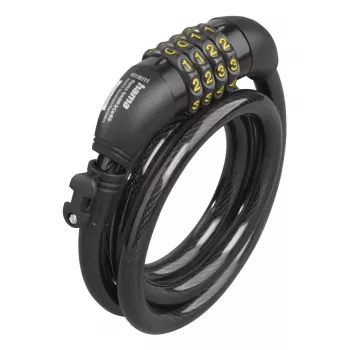 Hama 00178135 dviračio spynelė juoda 1200 mm kabelinė spyna