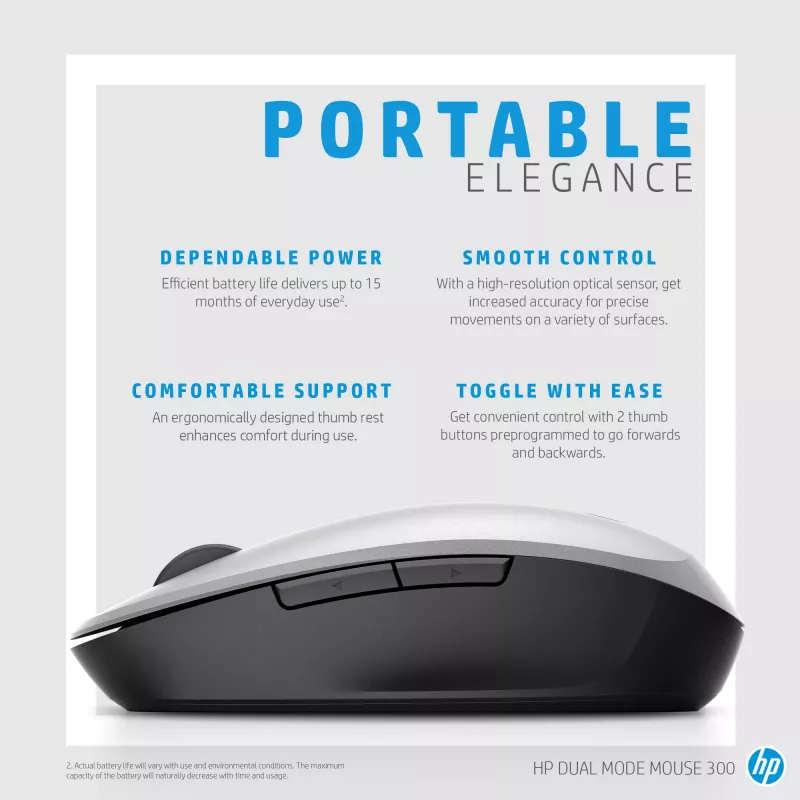 Pelė HP Dual Mode RF Wireless Bluetooth