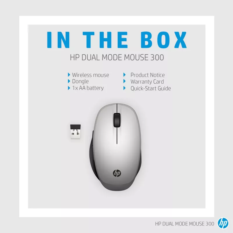 Pelė HP Dual Mode RF Wireless Bluetooth