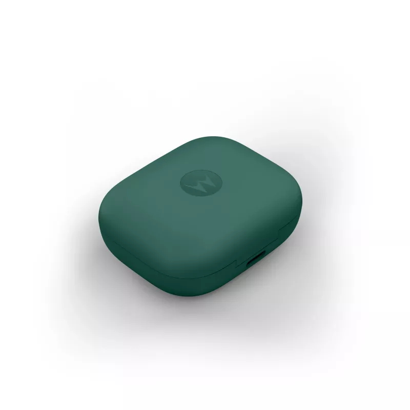 Motorola Moto Buds Bass belaidės ausinės TWS, gilus garsas, triukšmo slopinimas, žalios
