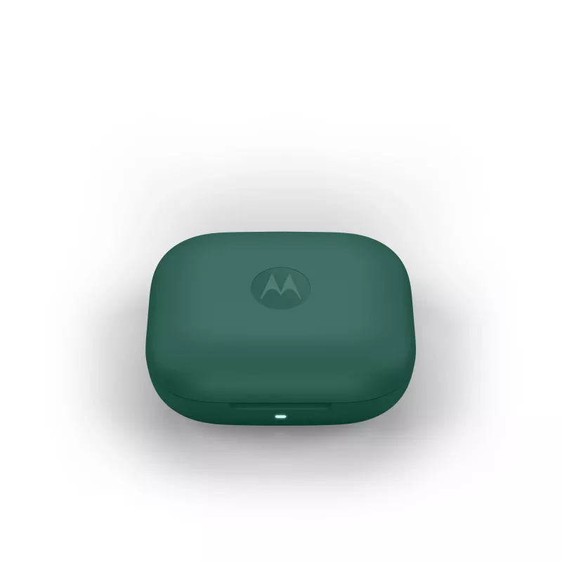 Motorola Moto Buds Bass belaidės ausinės TWS, gilus garsas, triukšmo slopinimas, žalios