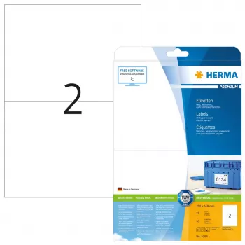 Lipnios etiketės spausdintuvui HERMA Labels Premium A4 5064