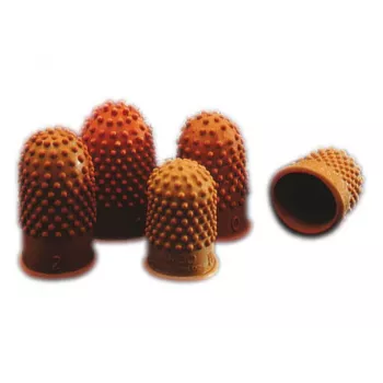 Rexel Thimblettes Velos 0 dydis - 18 mm skersmens oranžinė dėžutė/10 vnt.