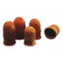 Rexel Thimblettes Velos 0 dydis - 18 mm skersmens oranžinė dėžutė/10 vnt.