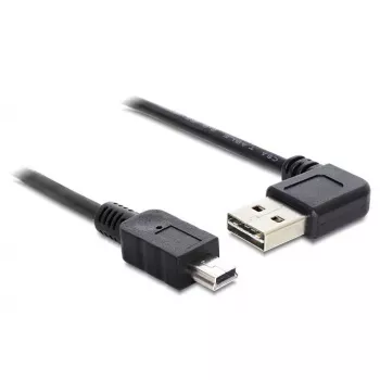 USB laidas DeLOCK 5m USB 2.0 A - miniUSB m/m 83381 Juoda