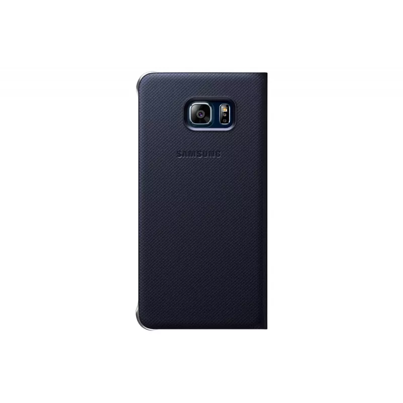 Samsung EF-CG928 S-View Flip dėklas Samsung Galaxy S6 edge+ juodas/mėlynas