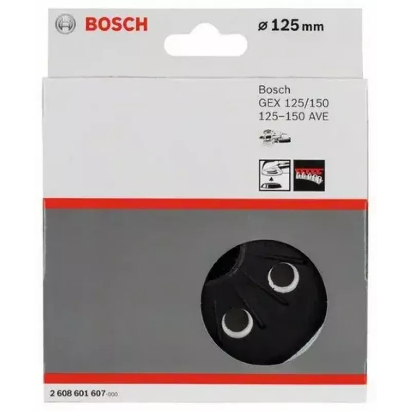 Šlifavimo trinkelė Bosch 2 608 601 607 125 mm x 125 mm 1 vnt.