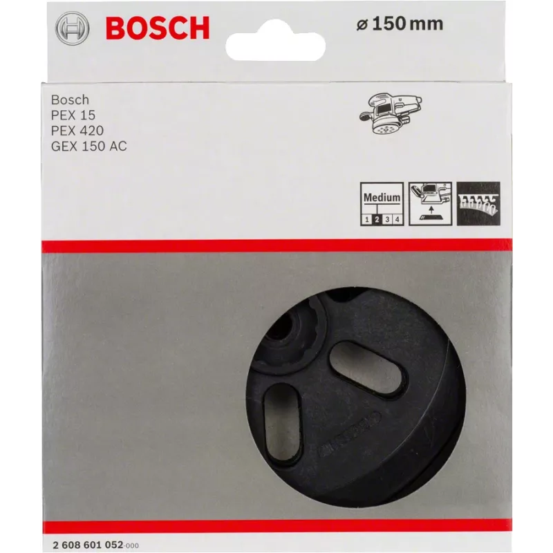 Bosch 2 608 601 052 šlifavimo pagrindas 1 vnt. Šlifavimo padėklas