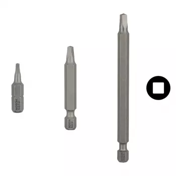 Bosch Extra-Hart antgalių rinkinys 3 vnt., 25 mm, 1/4 colio (6,35 mm) šešiakampis kotas