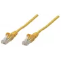 Intellinet tinklo jungiamasis laidas, Cat6, 15 m, geltonas, varinis, U/UTP, PVC, RJ45, paauksuoti kontaktai, su apsauga nuo užkliuvimo, su mova, viso gyvenimo garantija