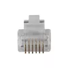 Intronics RJ-12 M (TD106M) moduliniai jungtys apvaliam kietam kabeliui 25 vnt.