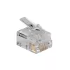 Intronics RJ-12 M (TD106M) moduliniai jungtys apvaliam kietam kabeliui 25 vnt.