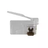 Intronics RJ-12 M (TD106M) moduliniai jungtys apvaliam kietam kabeliui 25 vnt.