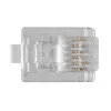 Intronics RJ-12 M (TD106M) moduliniai jungtys apvaliam kietam kabeliui 25 vnt.