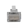 ACT TD108B RJ45 (8P/8C) ekranuotas modulinis jungtis apvaliam kabeliui su vientisais laidininkais