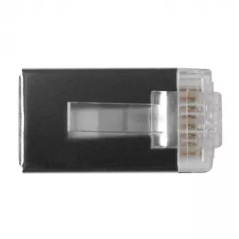 ACT RJ45 (8P/8C) CAT6 ekranuotas modulinis jungtis apvaliam kabeliui su vientisais arba vyteliais laidininkais