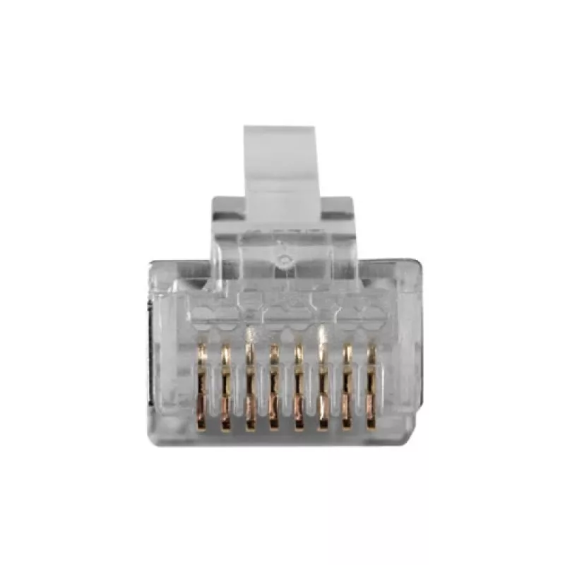ACT RJ45 (8P/8C) CAT6 ekranuotas modulinis jungtis apvaliam kabeliui su vientisais arba vyteliais laidininkais