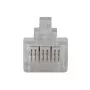 ACT RJ45 (8P/8C) CAT6 modulinė jungtis apvaliam kabeliui, viengysliams ir suvytytiems laidams